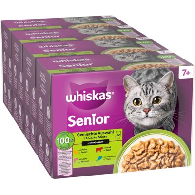 Comida húmeda para gatos senior - Pack variado 96 x 85 g Comida húmeda para gatos senior - Pack variado 96 x 85 g