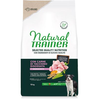 Natural Trainer Comida para perros de pavo tamaño mediano y grande - 10 kg Natural Trainer Comida para perros de pavo tamaño mediano y grande - 10 kg
