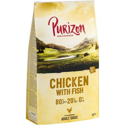 Comida para perros sin cereales con pollo y pescado - 2x12kg Comida para perros sin cereales con pollo y pescado - 2x12kg