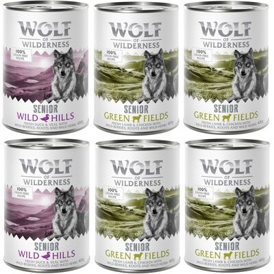 Wolf of Wilderness Senior - Comida húmeda natural para perros Wolf of Wilderness Senior - Comida húmeda natural para perros