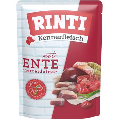 Pouches de comida para perros con pato - RINTI Pouches de comida para perros con pato - RINTI