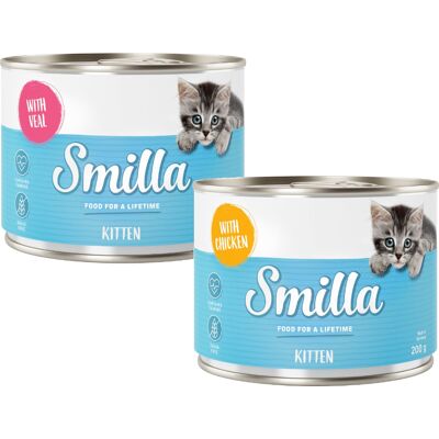 Smilla Kitten Pollo Ternera Corazones de Aves - Comida húmeda para gatos Smilla Kitten Pollo Ternera Corazones de Aves - Comida húmeda para gatos