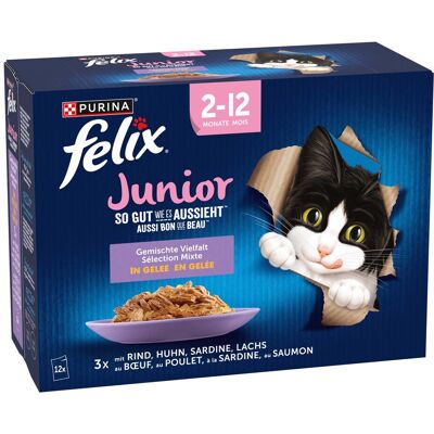 Comida para gatos Felix - Pack variado con juguetes - 48 x 85g Comida para gatos Felix - Pack variado con juguetes - 48 x 85g