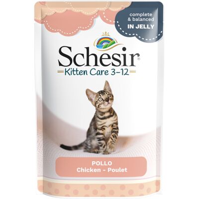 Schesir Kitten - Filetes de Pollo y Bolsa de Gelatina - Comida para Gatos Schesir Kitten - Filetes de Pollo y Bolsa de Gelatina - Comida para Gatos