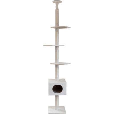 KERBL FERDI - Árbol para gatos - Blanco - Sisal - 38x38x240cm KERBL FERDI - Árbol para gatos - Blanco - Sisal - 38x38x240cm