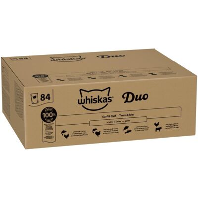 Whiskas - Comida húmeda sabrosa - Completa y equilibrada para adultos Whiskas - Comida húmeda sabrosa - Completa y equilibrada para adultos