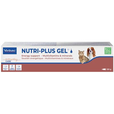 Virbac Nutri-Plus Gel Apoyo Energético para Perros y Gatos - Suplemento Virbac Nutri-Plus Gel Apoyo Energético para Perros y Gatos - Suplemento