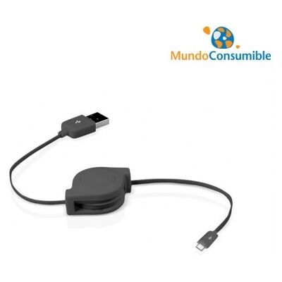 Generico Cable Retráctil Usb 2.0 A-M A Mini B-M (4 Pines) - Generico Cable Retráctil Usb 2.0 A-M A Mini B-M (4 Pines) -