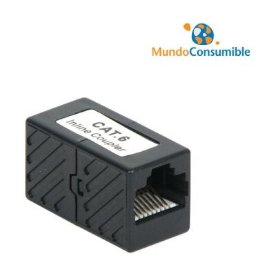 Generico Adaptador Utp Alargador-Empalmador 1:1 Rj45 Cat 6. Generico Adaptador Utp Alargador-Empalmador 1:1 Rj45 Cat 6.