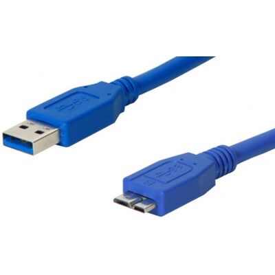 Generico Cable USB 3.0 Tipo A Macho a Micro B Macho 1m Azul Generico Cable USB 3.0 Tipo A Macho a Micro B Macho 1m Azul