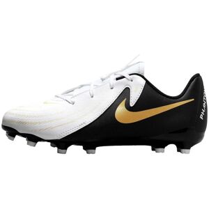 Botas de fútbol Nike Phantom GX II Academy Junior - Blanco/Negro/Oro - Zapatos de fútbol Botas de fútbol Nike Phantom GX II Academy Junior - Blanco/Negro/Oro - Zapatos de fútbol