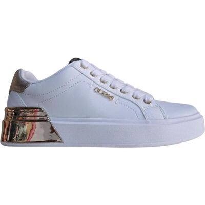 Guess Deportivas De Mujer Zapatilla Placa Dorado Blanco Talla 37 Guess Deportivas De Mujer Zapatilla Placa Dorado Blanco Talla 37