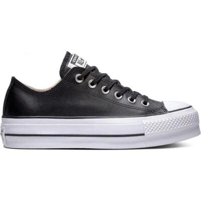 Converse Zapatillas Chuck Taylor All Star Lift Ox De Piel Black-Black-White Talla 41 Converse Zapatillas Chuck Taylor All Star Lift Ox De Piel Black-Black-White Talla 41