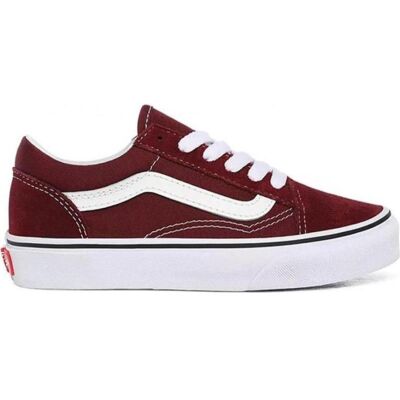 Deportivas De Niña Y Niño Zapatillas Vans Old Skool Port Royale--True White Rojo Talla 30 Deportivas De Niña Y Niño Zapatillas Vans Old Skool Port Royale--True White Rojo Talla 30