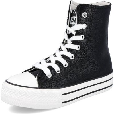 CONGUITOS Deportivas De Niña Bw Li552714 Zapatillas Piel Sintetica Niña Negro Talla 30 CONGUITOS Deportivas De Niña Bw Li552714 Zapatillas Piel Sintetica Niña Negro Talla 30