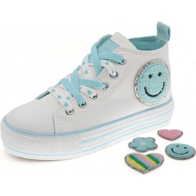 BEPPI Deportivas De Niña Y Niño 2207030 White - Light Blue Talla 35 BEPPI Deportivas De Niña Y Niño 2207030 White - Light Blue Talla 35