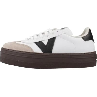 VICTORIA Zapatillas Barcelona Ciclista 1092172 Plataforma Blanco-Negro Blanco Talla 38 VICTORIA Zapatillas Barcelona Ciclista 1092172 Plataforma Blanco-Negro Blanco Talla 38