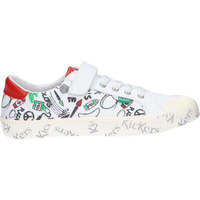Kickers Deportivas De Niña Y Niño 860862-30 Gody 31 Blanc Rouge Ver Talla 26 Kickers Deportivas De Niña Y Niño 860862-30 Gody 31 Blanc Rouge Ver Talla 26