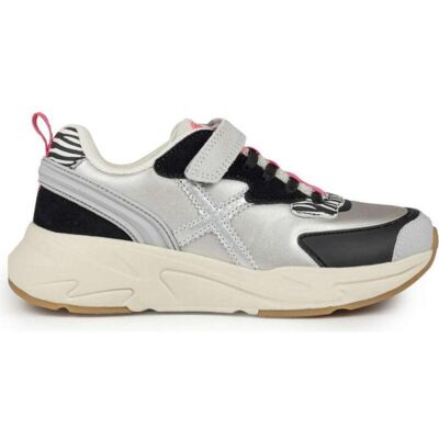 MUNICH Zapatillas Mini Track Vco Multicolores Unisex Plateado Talla 31 MUNICH Zapatillas Mini Track Vco Multicolores Unisex Plateado Talla 31