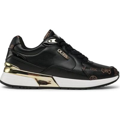 Guess Deportivas De Mujer Moxea-Active Lady-Leather Like Fl5mox Fal12 Negro Marrón Talla 38 Guess Deportivas De Mujer Moxea-Active Lady-Leather Like Fl5mox Fal12 Negro Marrón Talla 38