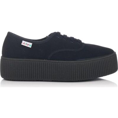 VICTORIA Deportivas De Mujer Zapatillas De Lona Negras 116101 Negro Talla 36 VICTORIA Deportivas De Mujer Zapatillas De Lona Negras 116101 Negro Talla 36