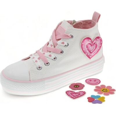 BEPPI Deportivas De Niña Bota Lona White - Pink Talla 28 BEPPI Deportivas De Niña Bota Lona White - Pink Talla 28
