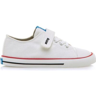 MTNG Zapatillas Unisex 49065 Con Doble Velcro Blanco Blanco Talla 32 MTNG Zapatillas Unisex 49065 Con Doble Velcro Blanco Blanco Talla 32