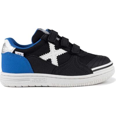 MUNICH Zapatillas Fútbol Sala G-3 Kid Vco Negras Con Velcro Ref. 1514440 Negro Talla 28 MUNICH Zapatillas Fútbol Sala G-3 Kid Vco Negras Con Velcro Ref. 1514440 Negro Talla 28