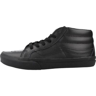 Deportivas De Mujer Zapatillas Mujer Vans Modelo Sk8-Mid Reissue Classi Color Ne Black Talla 38,5 Deportivas De Mujer Zapatillas Mujer Vans Modelo Sk8-Mid Reissue Classi Color Ne Black Talla 38,5
