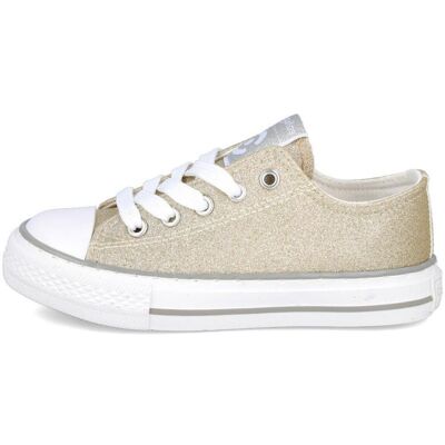 CONGUITOS Zapatillas Lona Mdcosh283112 Niña Oro Oro Talla 27 CONGUITOS Zapatillas Lona Mdcosh283112 Niña Oro Oro Talla 27