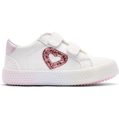 CONGUITOS Zapatillas Deportivas 153014 Corazón Velcro Blanco Blanco Talla 22 CONGUITOS Zapatillas Deportivas 153014 Corazón Velcro Blanco Blanco Talla 22