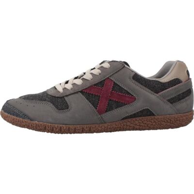 MUNICH Zapatillas Casual Goal 8001629 Gris Con Detalles Burdeos Y Negro Negro Talla 45 MUNICH Zapatillas Casual Goal 8001629 Gris Con Detalles Burdeos Y Negro Negro Talla 45