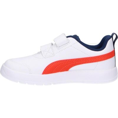Puma Zapatillas Courtflex V3 Ps 397642-14 Unisex 14 Blanco Rojo Talla 31 Puma Zapatillas Courtflex V3 Ps 397642-14 Unisex 14 Blanco Rojo Talla 31