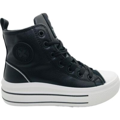 XTI Botín Zapatilla Con Plataforma Y Cordones 151297 Negro Talla 31 XTI Botín Zapatilla Con Plataforma Y Cordones 151297 Negro Talla 31
