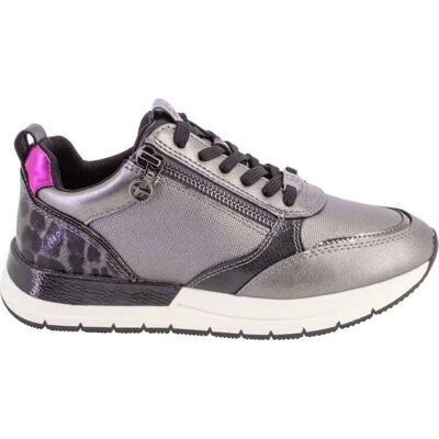 TAMARIS Zapatillas 23732-25 De Piel Plomo Plomo Talla 40 TAMARIS Zapatillas 23732-25 De Piel Plomo Plomo Talla 40