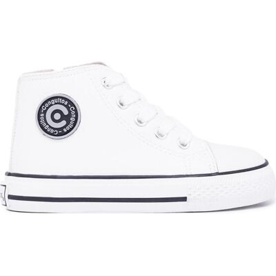CONGUITOS Zapatilla Alta 283115 Basic White White Talla 31 CONGUITOS Zapatilla Alta 283115 Basic White White Talla 31
