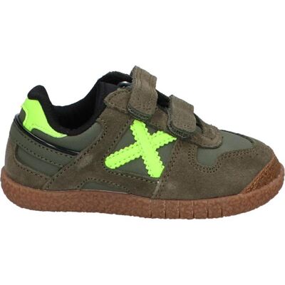 MUNICH Zapatillas Mini Goal Vco 8128624 Caqui-Verde Con Velcro 1624 Caqui Talla 30 MUNICH Zapatillas Mini Goal Vco 8128624 Caqui-Verde Con Velcro 1624 Caqui Talla 30