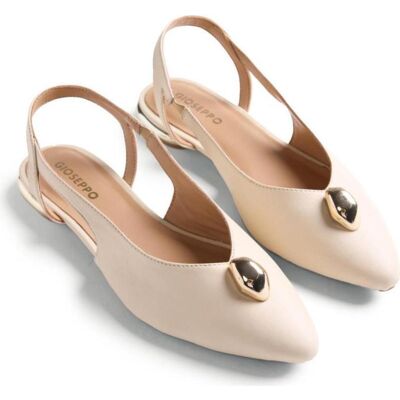 GIOSEPPO Zapatos Planos Muhuru Slingback Beige Beige Talla 38 GIOSEPPO Zapatos Planos Muhuru Slingback Beige Beige Talla 38