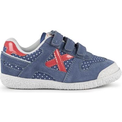 MUNICH Zapatillas Mini Goal Vco 8128618 Azules Con Cierre De Velcro Azul Talla 30 MUNICH Zapatillas Mini Goal Vco 8128618 Azules Con Cierre De Velcro Azul Talla 30