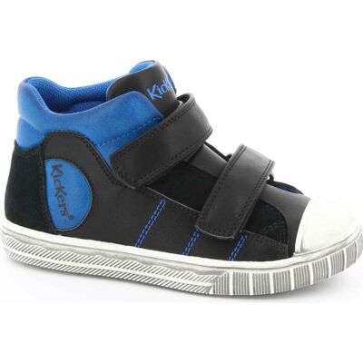 Kickers Zapatilla Bota Bichocotte Negra Y Azul Para Niño Negro Talla 29 Kickers Zapatilla Bota Bichocotte Negra Y Azul Para Niño Negro Talla 29