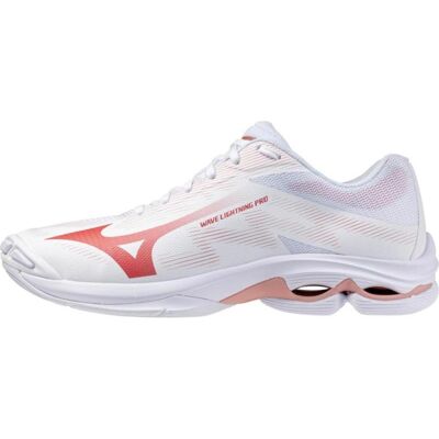 Mizuno Zapatillas Wave Lightning Pro Blanco-Rojo Talla 40 Mizuno Zapatillas Wave Lightning Pro Blanco-Rojo Talla 40