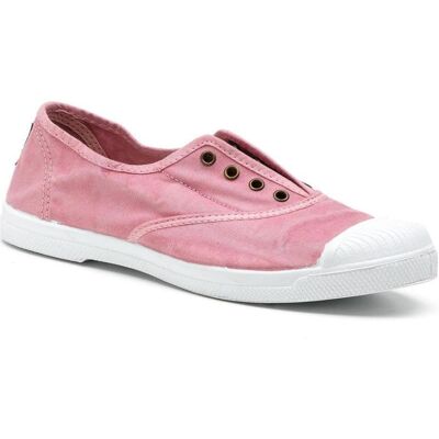 NATURAL WORLD - Chaussures Toile Zip Elastique - Rosa - 40 - Shoes NATURAL WORLD - Chaussures Toile Zip Elastique - Rosa - 40 - Shoes