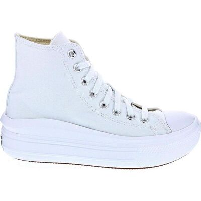 Converse Chuck Taylor Star Move Hi Plataforma Botín Blanco Blanco Talla 37,5 Converse Chuck Taylor Star Move Hi Plataforma Botín Blanco Blanco Talla 37,5