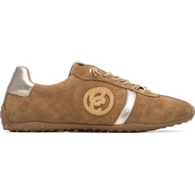 CARMELA Zapatillas 163173 En Ante Color Camel Con Detalles Metalizados Talla 38 CARMELA Zapatillas 163173 En Ante Color Camel Con Detalles Metalizados Talla 38