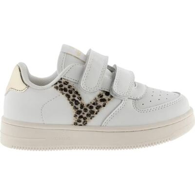 VICTORIA Zapatillas Tiempo Velcro Fantasía Efecto Piel Beige Beige Talla 31 VICTORIA Zapatillas Tiempo Velcro Fantasía Efecto Piel Beige Beige Talla 31