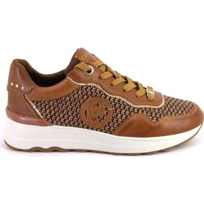 CARMELA Zapatillas Casuales Para Mujer Color Camel Camel Talla 37 CARMELA Zapatillas Casuales Para Mujer Color Camel Camel Talla 37