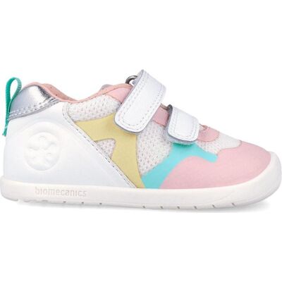 BIOMECANICS Zapatillas Deportivas Respetuosas Para Niña Blancomulticol Talla 19 BIOMECANICS Zapatillas Deportivas Respetuosas Para Niña Blancomulticol Talla 19