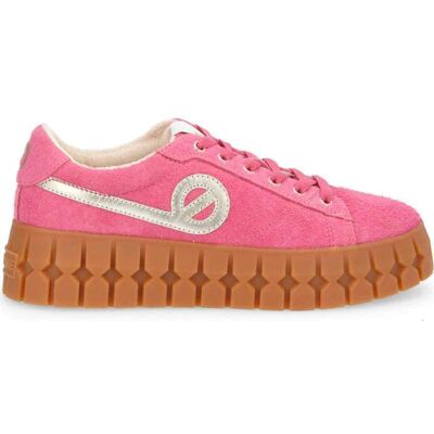NO NAME Zapatillas de Cuero Rosa Estilo Vintage - Zapatilla NO NAME Zapatillas de Cuero Rosa Estilo Vintage - Zapatilla