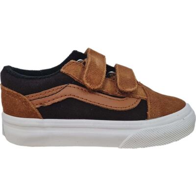 Zapatillas Vans Old Skool V Con Cierre De Velcro Glazed Ginger Marrón Talla 26,5 Zapatillas Vans Old Skool V Con Cierre De Velcro Glazed Ginger Marrón Talla 26,5