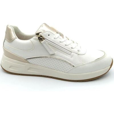 Geox Zapatillas D Bulmya D65nqb Blanco Dorado C1327 White-Lt Gold Talla 37 Geox Zapatillas D Bulmya D65nqb Blanco Dorado C1327 White-Lt Gold Talla 37